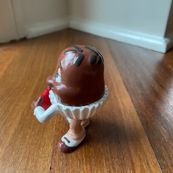 Vintage Winking Chocolate Truffle / Cupcake "Sweet on You" Plastic Cake Topper - Picture 2 of 7